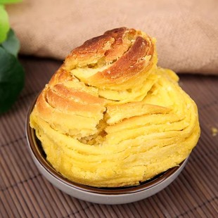 呼和浩特杨老大胡麻油小咸油旋焙子月饼传统油酥油旋马干货林糕点