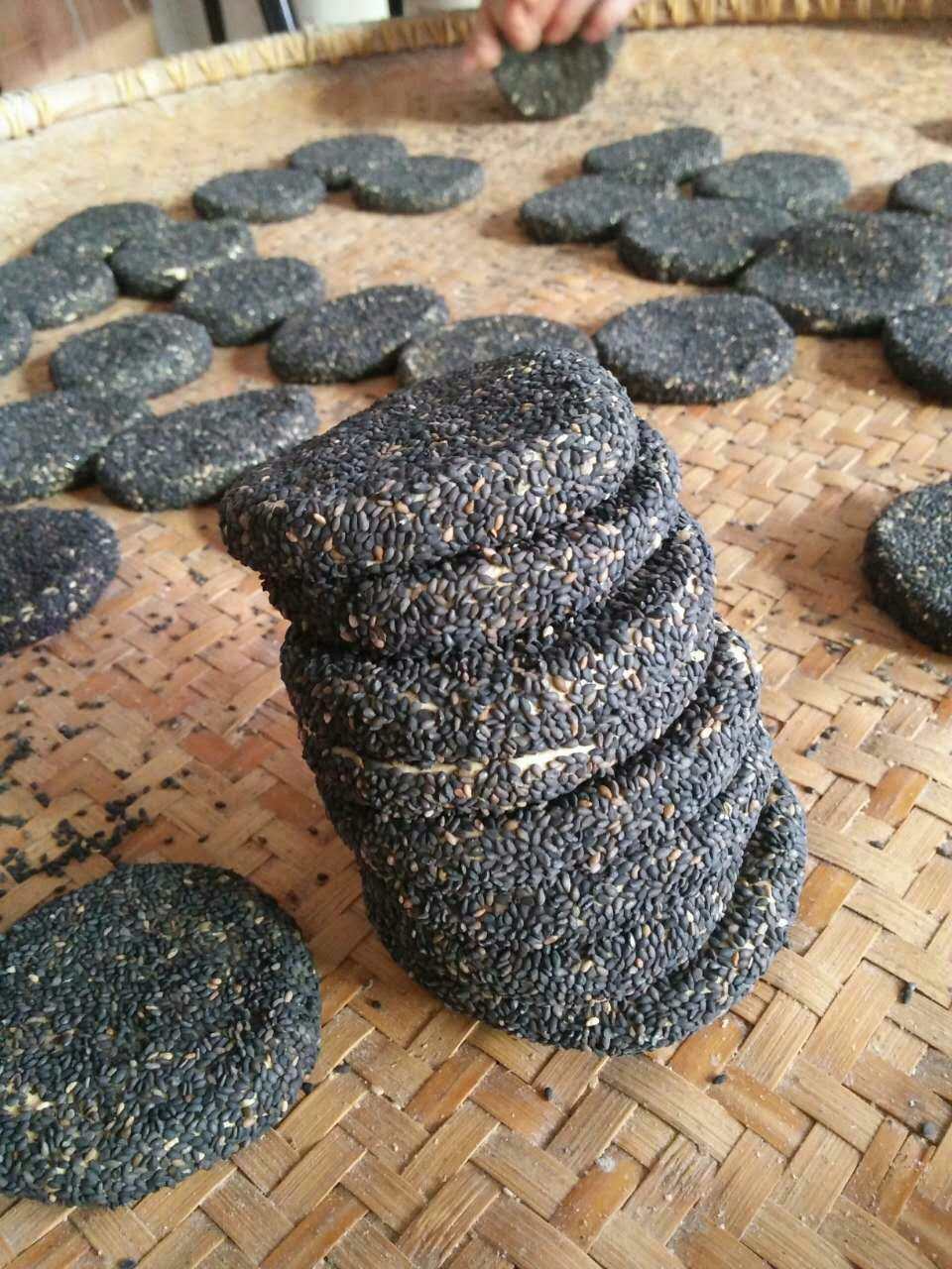 芝麻饼手工江西特产好吃麦芽糖