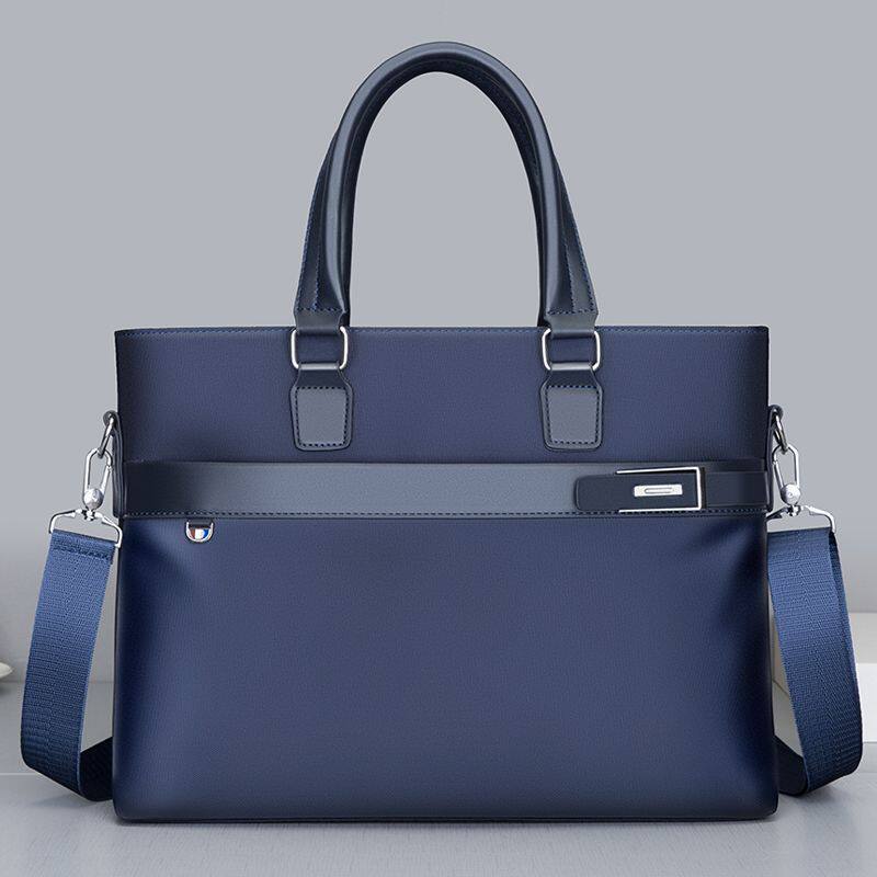 新款防水帆布男士手提包公文包男款男士手提包单肩包斜挎包大容量