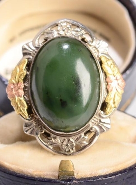 庭院古典纯银孤品戒指