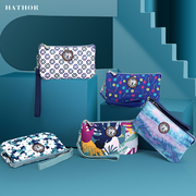 hathor2022 Hansha printing clutch bag mobile phone bag cosmetic bag grab bag ladies storage coin purse fashion