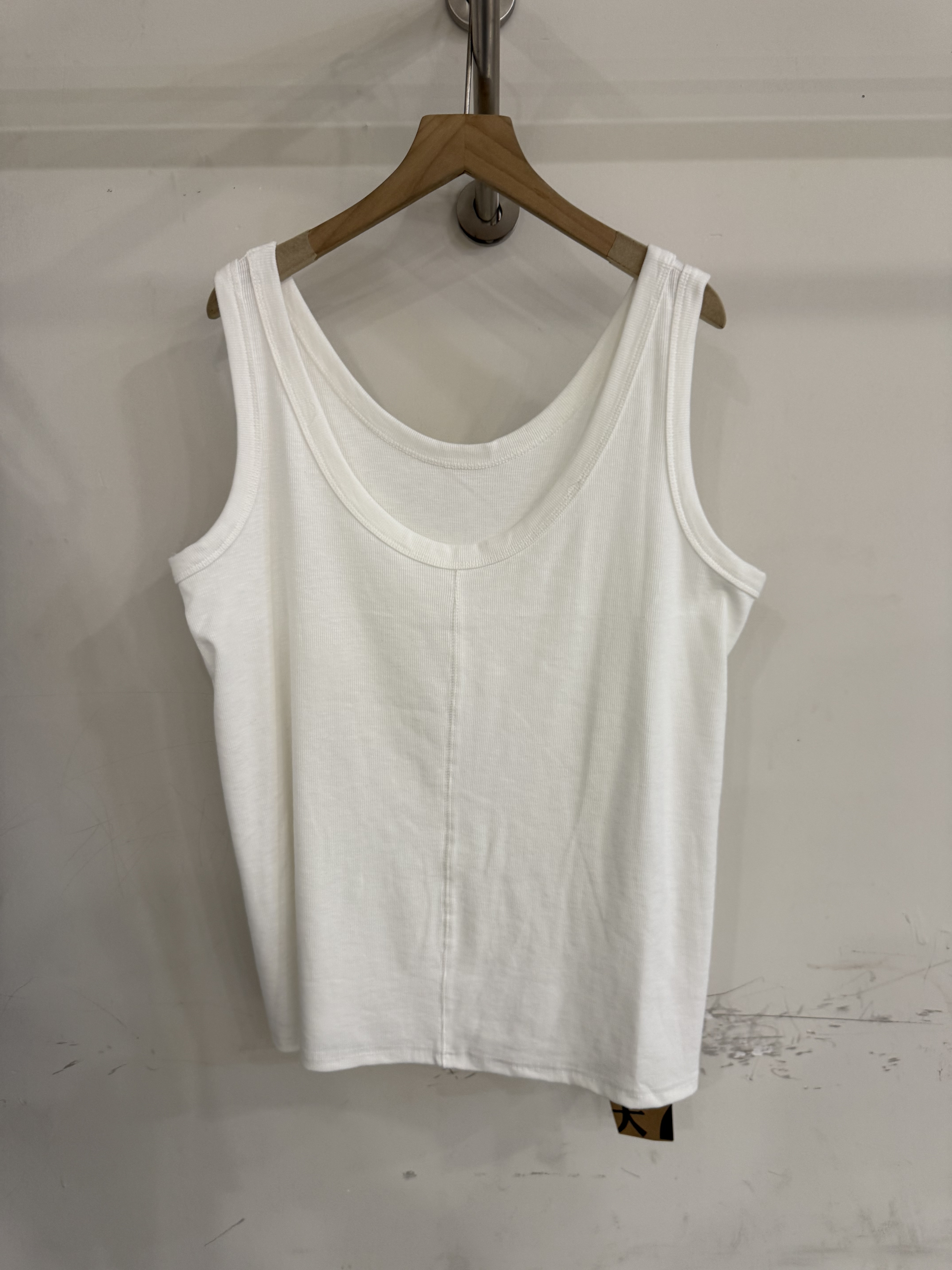 大7女78677春夏韩版宽松大码慵懒休闲松弛百搭U领打底内搭背心女