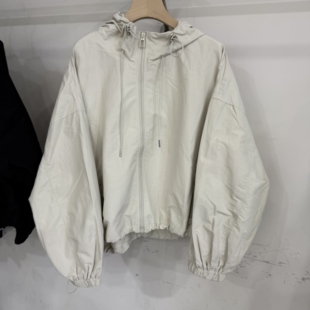 宽松显瘦上衣冲锋衣 拉链连帽防晒外套女2026春装 ipt正品 韩系长袖