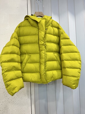 韩国2025冬装排骨羽绒服女泡芙连帽90白鸭绒小个子加厚保暖短外套