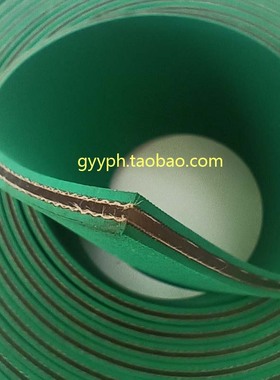 双面绿色尼龙片基带工业皮带木工台锯平皮带流水线高速传动带