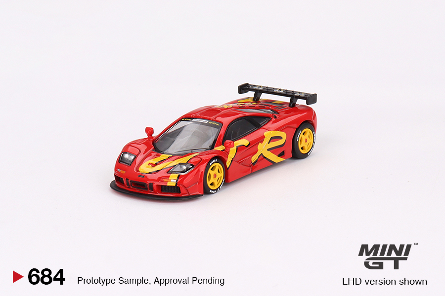 MINIGT 1:64  迈凯伦 F1 GTR 1996 Presentation 合金汽车模型