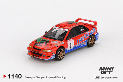 [现货]MINIGT 1:64斯巴鲁Subaru Impreza WRC97 合金汽车模型1140