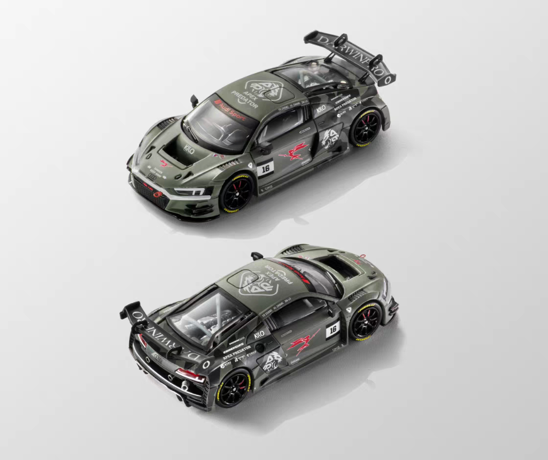 [现货]KILO Works 1:64 奥迪R8 LMS GT3 EVO2 达尔文女武神 合金图片