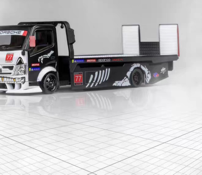 [现货]MT Mega Gear 1:64 改装H300平板运输拖车 恐龙拖车