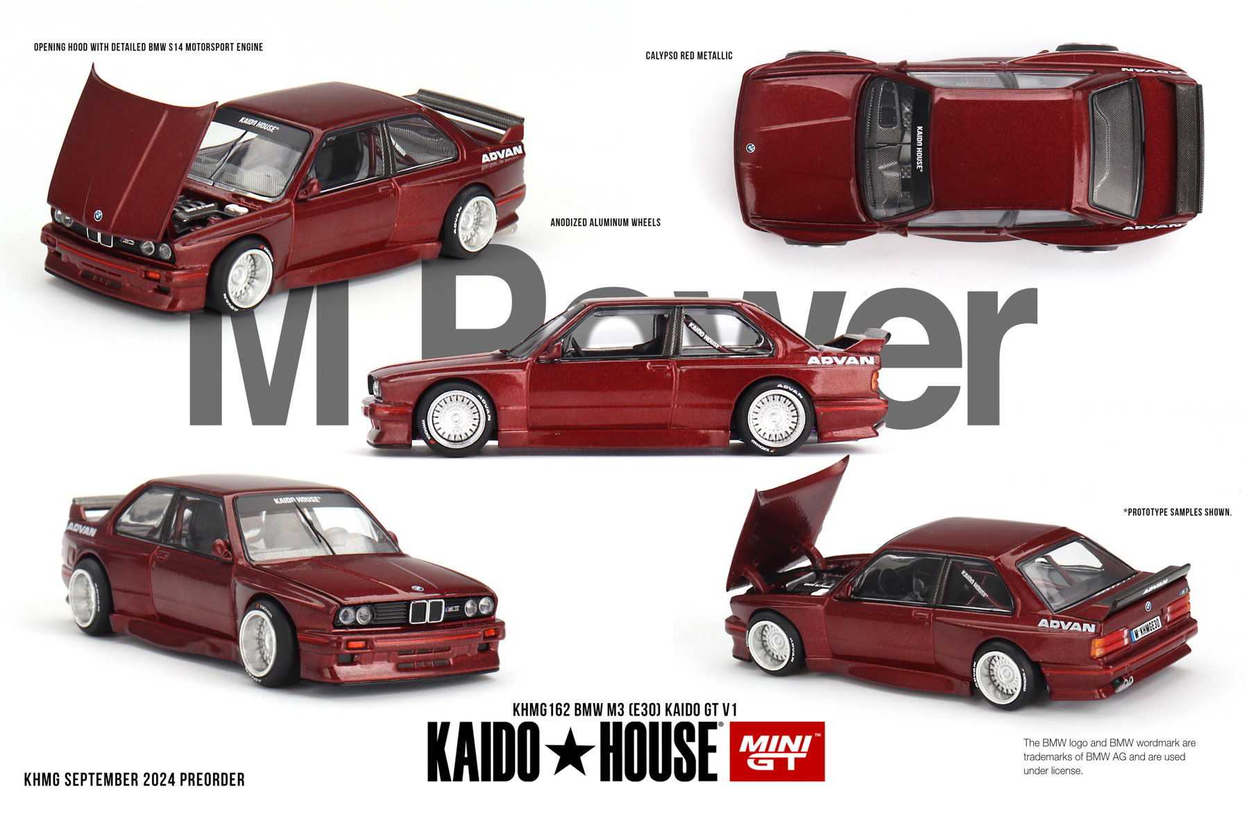 Kaido House MINIGT 1:64 宝马 M3 E30 Kaido GT V1 合金模型162