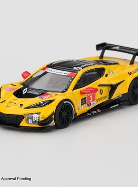 [现货]MINIGT1:64雪佛兰Chevrolet Corvette Z06 GT3合金车模1168