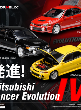 [现货]MOTORHELIX MH 1:64 三菱 EVO4 Mitsubishi Lancer合金模型