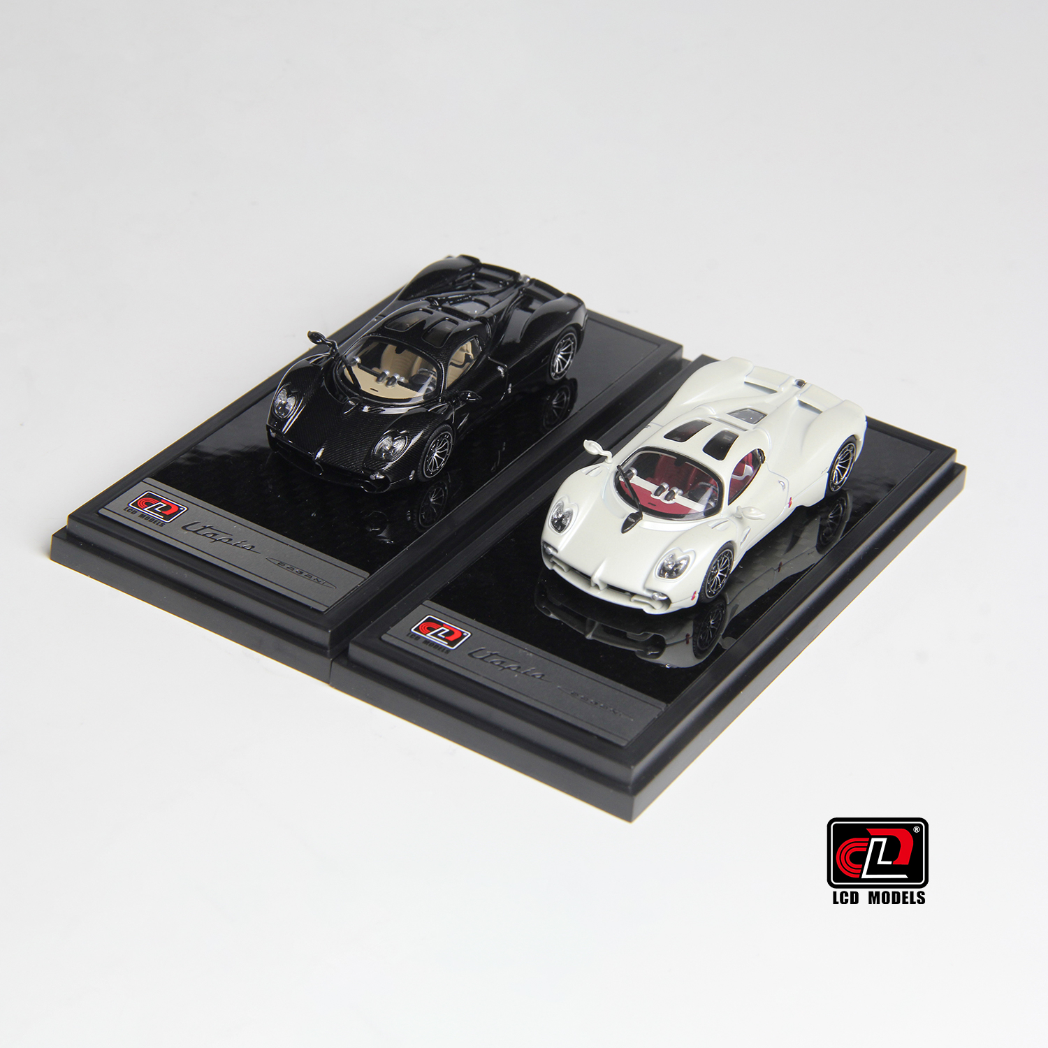 现货 LCD 1:64 帕加尼 乌托邦 Pagani Utopia  黑碳 合金汽车模型