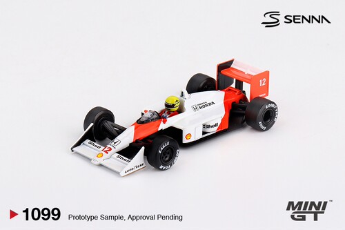 [现货]MINIGT 1:64 迈凯伦 MP4/4 1988 日本大奖赛 合金车模1099