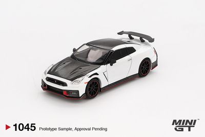 [现货]MINIGT 1:64 日产 Nissan GTR R35 白色 合金汽车模型1045