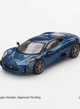 MINIGT 1:64 捷豹 Jaguar C-X75 蓝色 合金汽车模型884