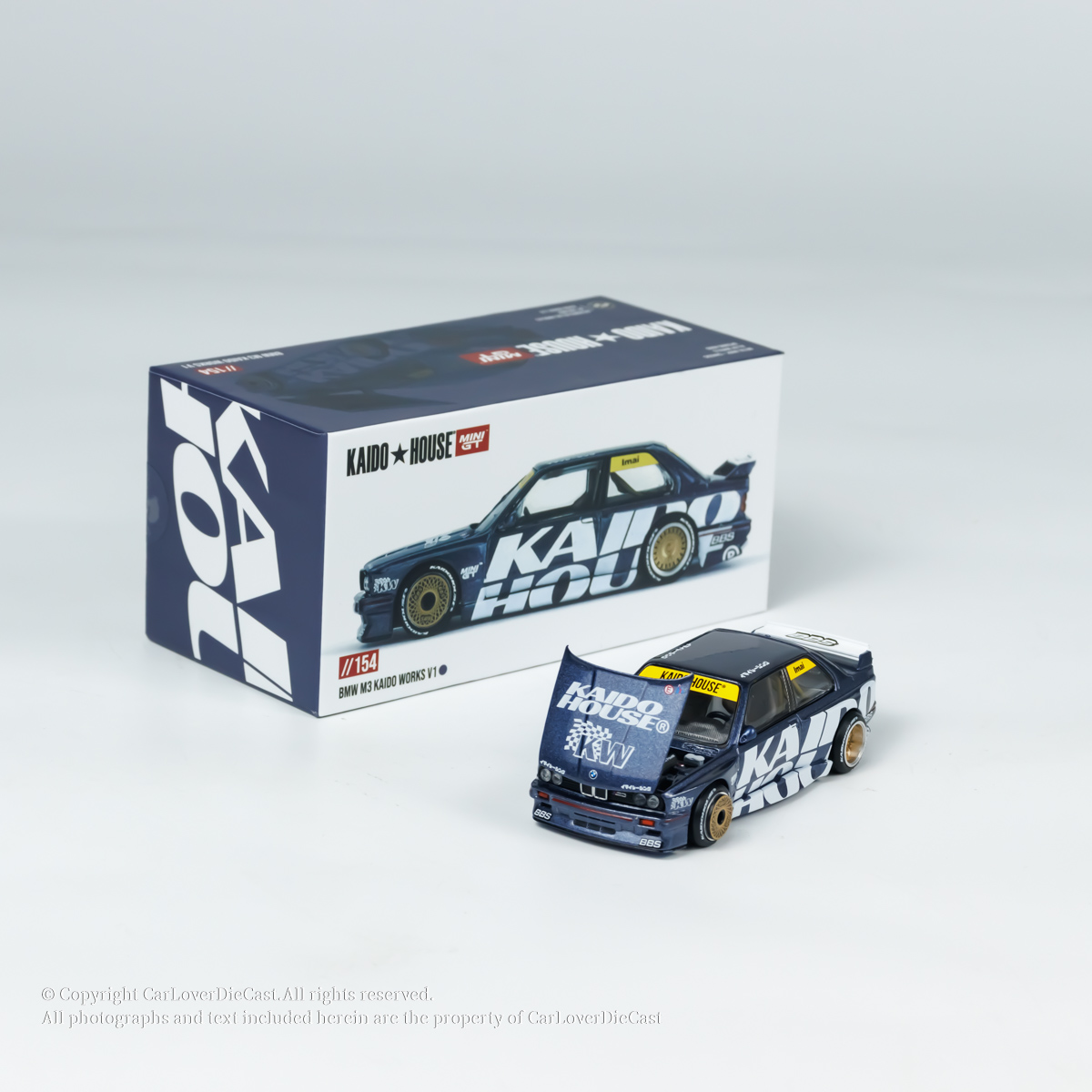 Kaido House+MINIGT 1:64 宝马 M3 E30 Kaido Works V1 车模 154