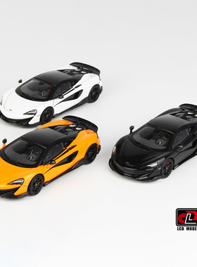[现货]LCD 1:43 迈凯伦McLaren 600lt 橙 白 黑 合金全开汽车模型