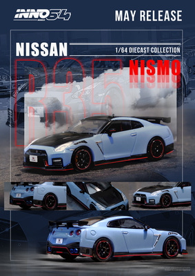 INNO 1:64 NISSAN GT-R (R35) NISMO 2022年特别版 合金汽车模型