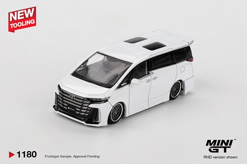 [现货]MINIGT 1:64 丰田威尔法Toyota Vellfire 合金汽车模型1180