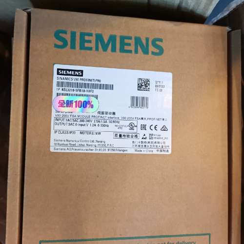 (议价）6SL3210-5FB10-1UF2 V90驱动器，全