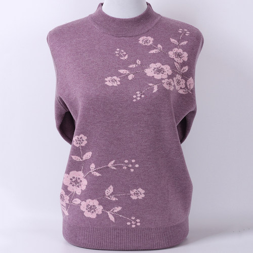 毛衣半高领套头保暖打底衫奶奶装