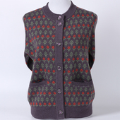 中老年人秋装 女开衫 60岁70妈妈毛衣加厚老太太羊毛外套奶奶上衣服