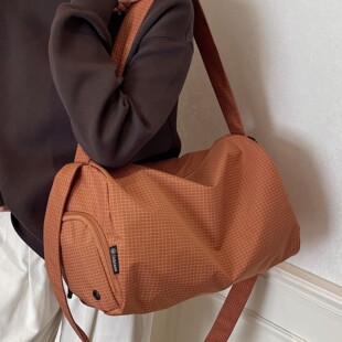 高颜值旅行包小型轻便女短途外出收纳提包手提小行李袋运动健身包