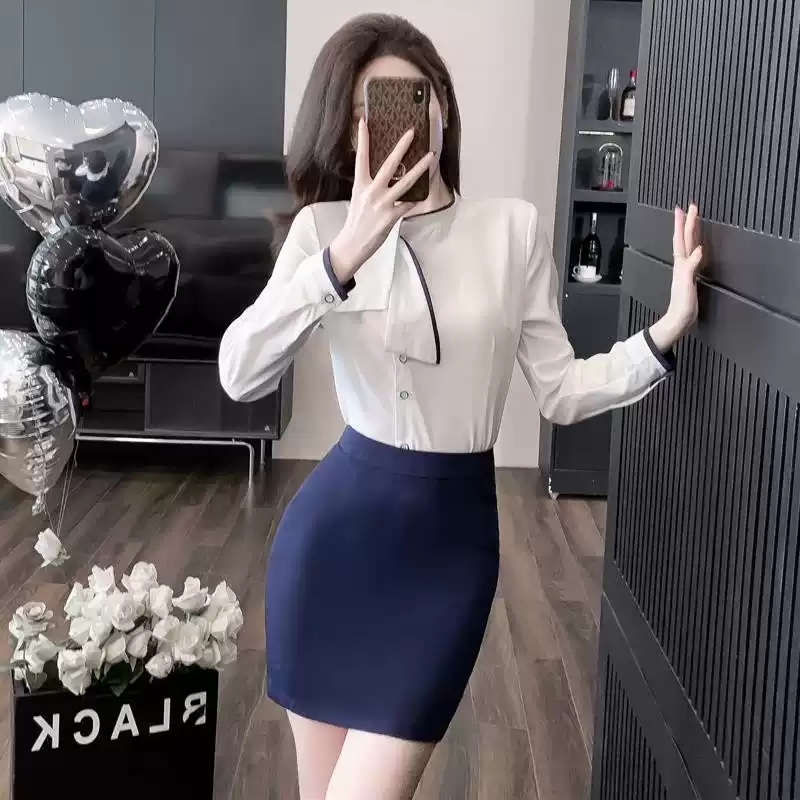 空姐制服职业套装高端工装女职业气质套装裙酒店前台接待礼仪正装