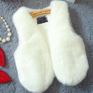 显瘦背心毛毛坎肩 马甲外套修身 皮草马甲女2025秋冬韩版 仿兔毛短款