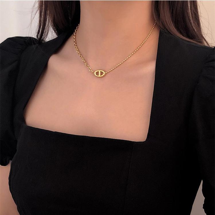 钛钢不易掉色法式复古冷淡