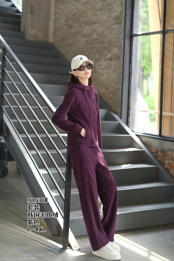 慕格轻奢品牌加绒运动套装女