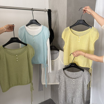 IU ROOM-26年早春简约圆领套头百搭针织衫3953