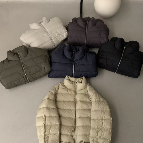 LEAVES2025冬上新简约立领韩版绗缝保暖羽绒服外套3313