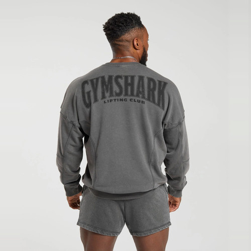 gymshark 水洗字母套头卫衣 断码折扣