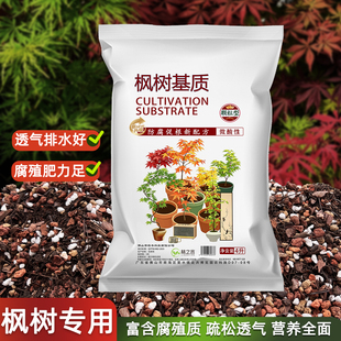 枫树专用土种植盆栽流泉枫营养土约旦红枫泥炭腐殖土壤盆景颗粒土