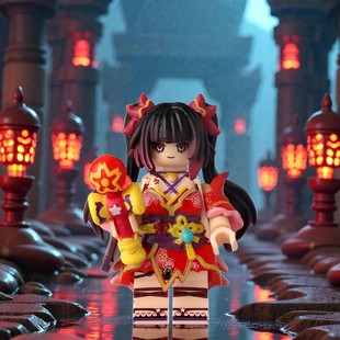 适用乐高崩坏 玩具 星穹铁道花火AW01积木人仔第三方潮玩手办拼装