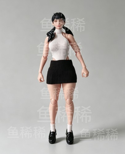 COWL PRODUCTION 1/10可动人偶鬼女素体兵人连衣裙素体布衣皮鞋子