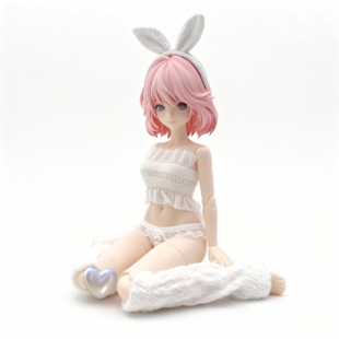 兔女郎配件机娘素体衣服 12蜗之壳艾琳神罚6寸兵人蕾丝裤