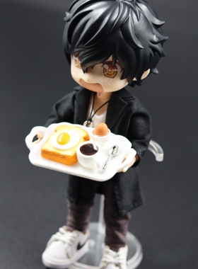 ob11娃衣 GSC UFdoll body9 YMY素体 figma BJD 12分 道具 早餐