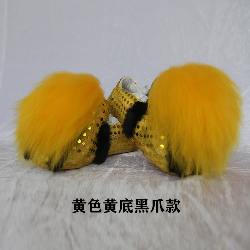 舞龙舞狮鞋醒狮鞋南狮鞋狮鼓工艺表演专用鞋羊毛鞋帆布鞋佛山醒狮