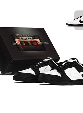 FZBB STUDIO Nike Dunk Low黑白武士潮流百搭运动板鞋HF5441-100