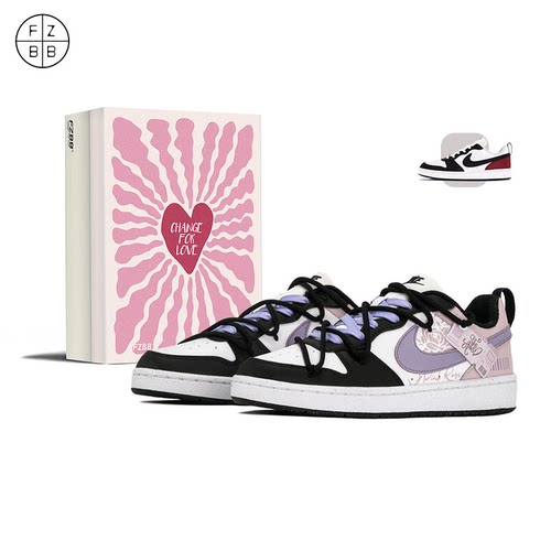 FZBB STUDIO Nike Court Low玫瑰故事简约百搭休闲板鞋HF0742-161