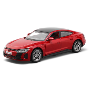 彩珀成真1:36合金奥迪RSe-tronGT汽车模型开门回力赛跑车儿童玩具