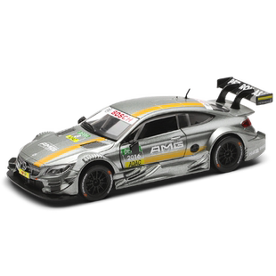 彩珀成真1:32CCA合金奔驰AMG C63 DTM汽车模型开门回力儿童玩具男