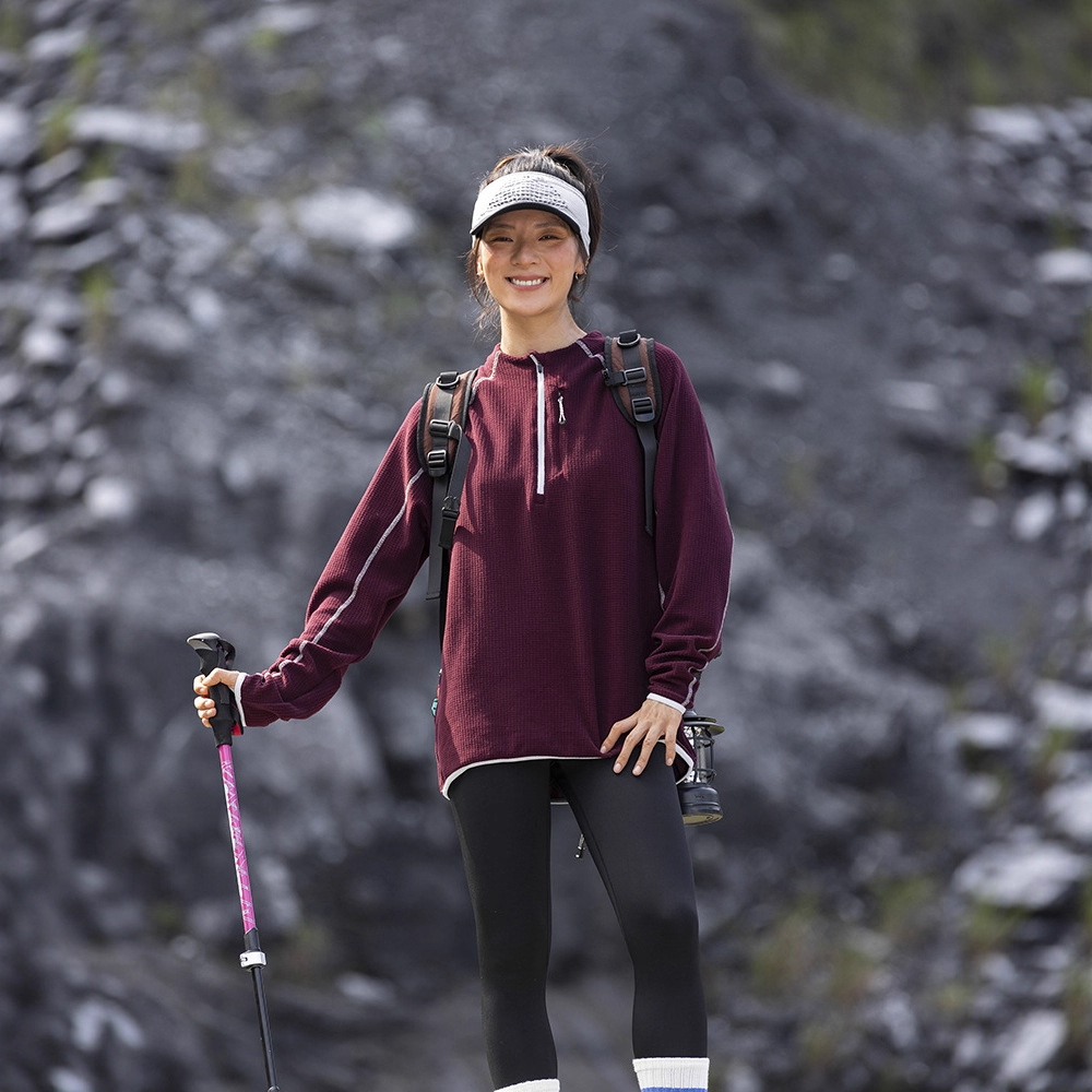 IZEXX潮牌户外巴塔半拉链哈苏线圆领抓绒卫衣男女摇粒绒保暖长袖