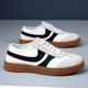 透气运动复古板鞋 男士 男款 潮流经典 德训鞋 软底板鞋 男真皮春夏季