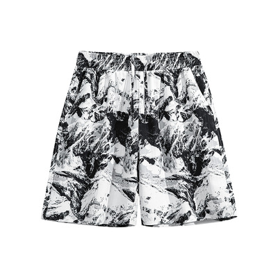 夏季短裤男士2026夏季新款潮牌运动休闲沙滩度假五分裤子