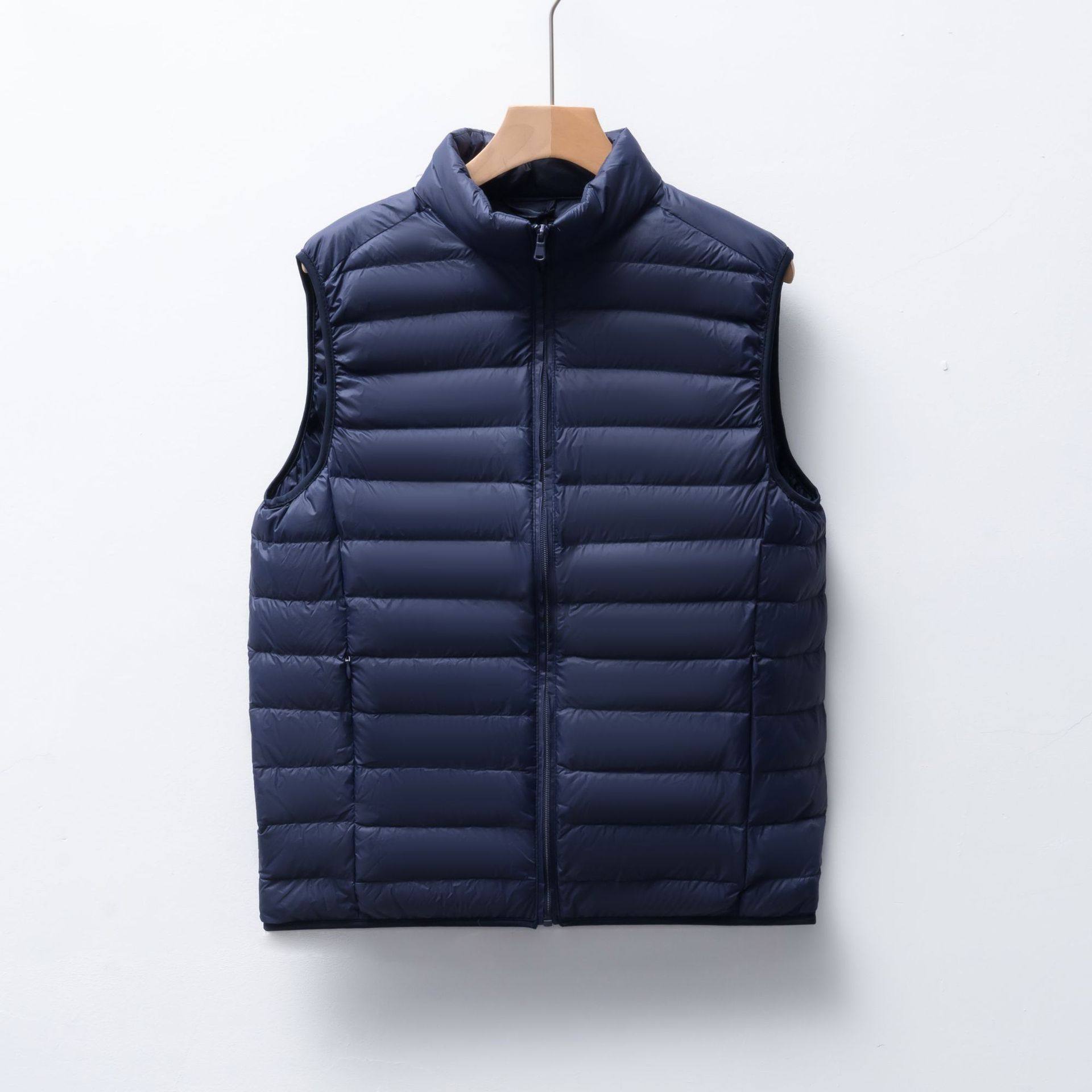 平湖驰新男式轻薄羽绒马甲男背心男装轻薄款羽绒服男士加大码