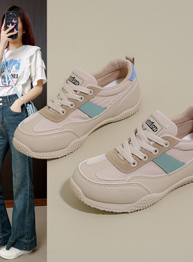 运动鞋女2025春季新款女鞋休闲鞋阿甘鞋女轻便软底德训鞋子K1509